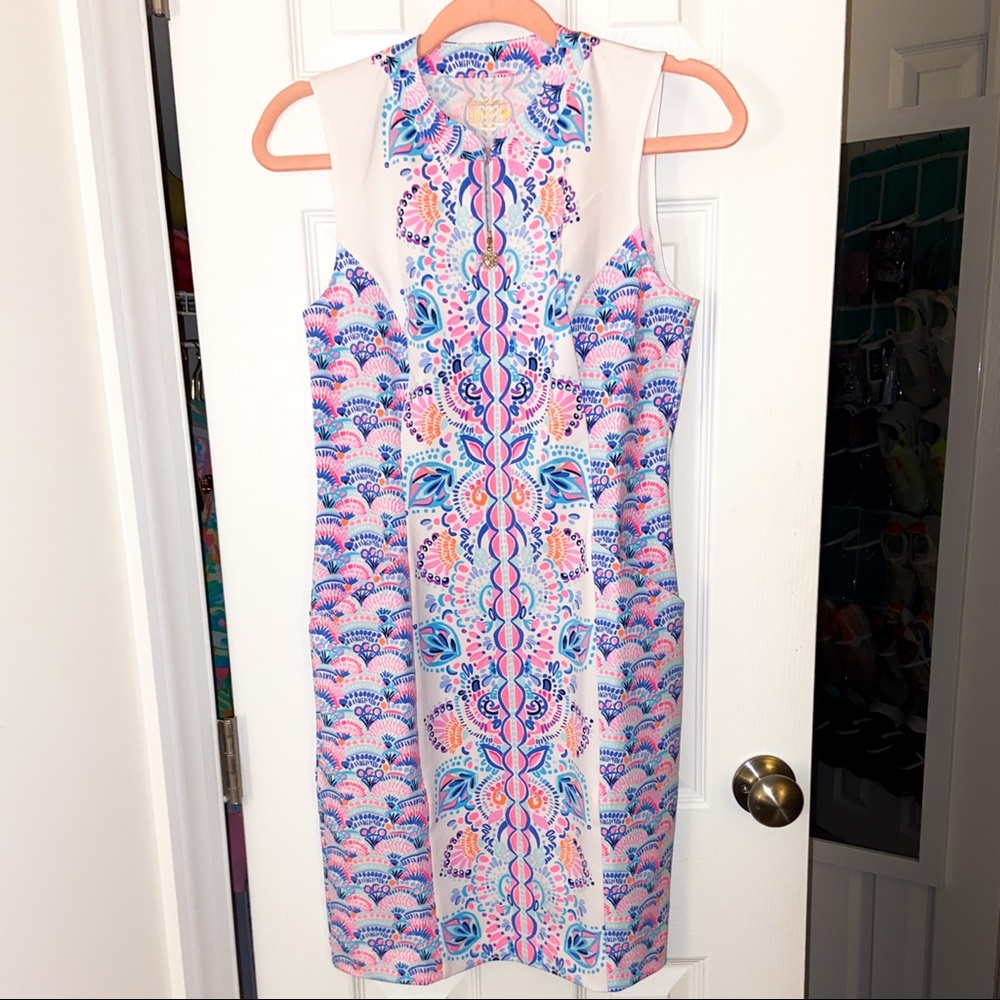 Lilly Pulitzer | 0 | Courtney Dress UPF 50+ in Resort White Chic Retreat Golf